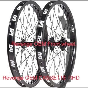 Revenge OEM  BMX. WHEELSET.  RHD CASSETTE